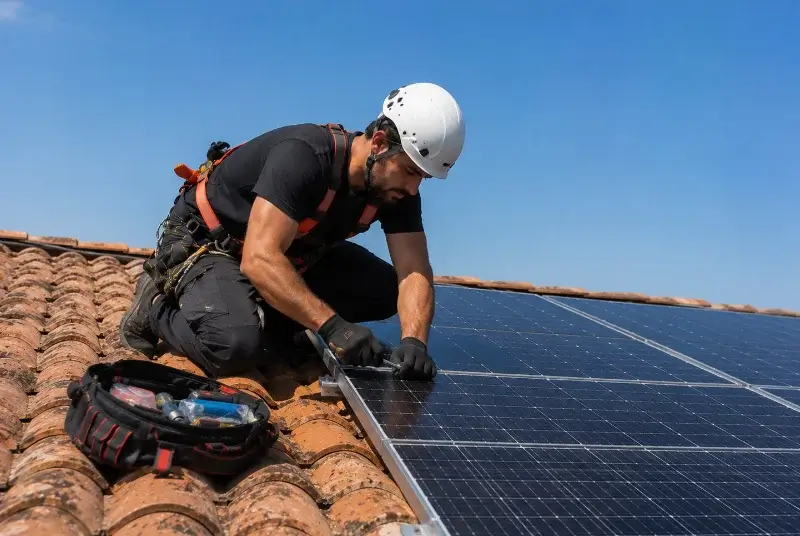 Maintenance et monitoring de panneaux solaires à la Tour-de-Salvagny