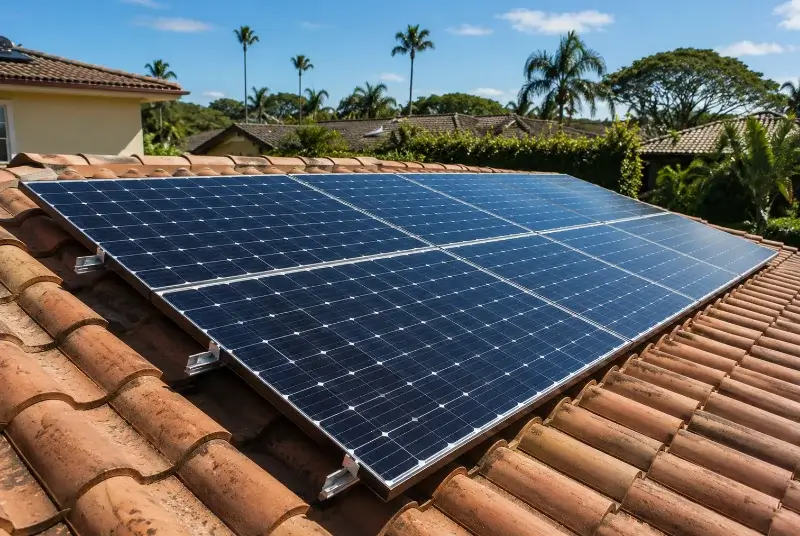 Installation de panneaux solaires à la Tour-de-Salvagny
